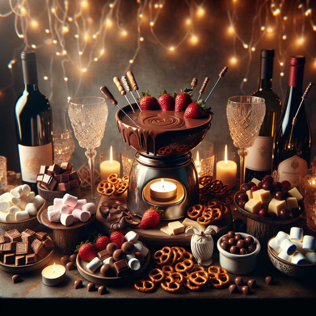 Inspiration for a wine and chocolate pairing party